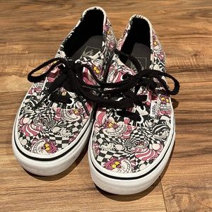 Vans Disney Alice In Wonderland Cheshire Cat Shoes.